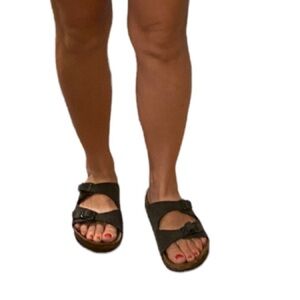 Birkenstock green Leather sandals. Size 38